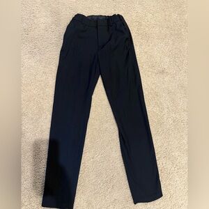 H&M Navy Dress Pants Straight-Leg Design